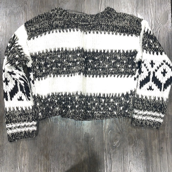 Free People Fair Isle Cropped Sweater - Picture 10 of 10